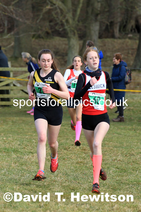 Girls under-15s Start Fitness NEHL, Alnwick, Northumberland. Photo: David T. Hewitson/Sports for All Pics